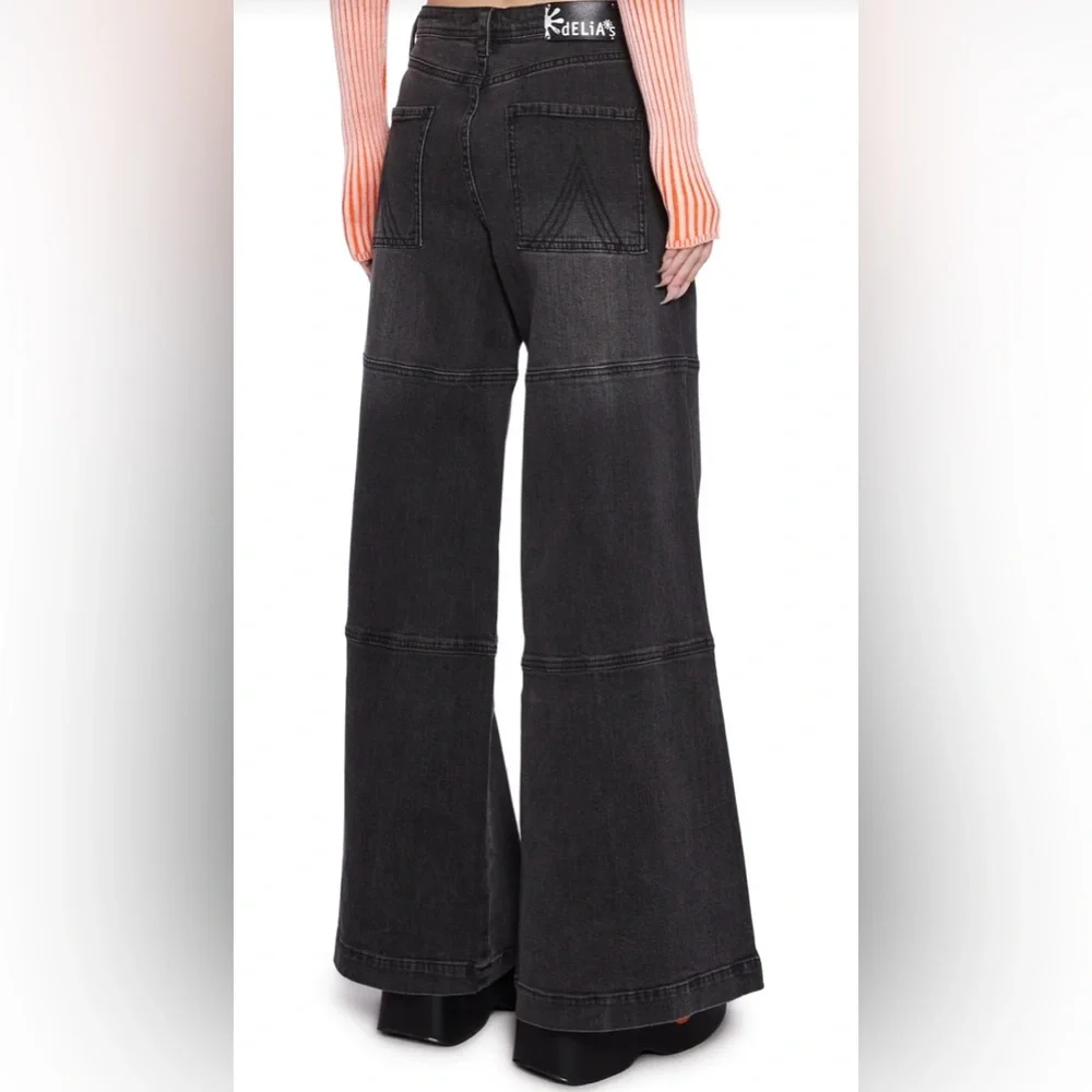 Dolls Kill Delia*s Whimsical Ways Overdized Baggy Jeans - Picture 7 of 8